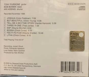 CD Tony Purrone Trio: Temperament