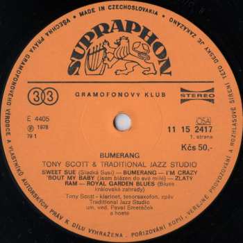 LP Traditional Jazz Studio: Bumerang