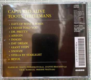 CD Toots Thielemans: Captured Alive LTD
