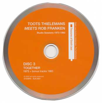 3CD Toots Thielemans: Toots Thielemans Meets Rob Franken (Studio Sessions 1973-1983)