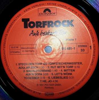 2LP Torfrock: Aufe Beinharte Tour
