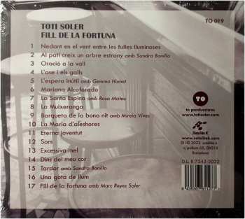 CD Toti Soler: Fill De La Fortuna