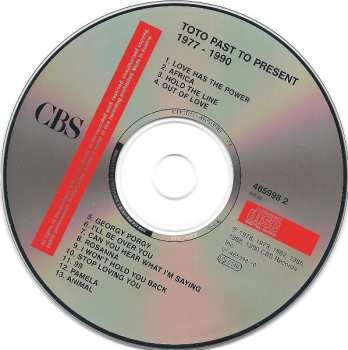 CD Toto: Past To Present 1977-1990