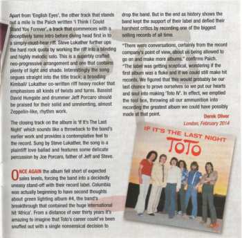 CD Toto: Turn Back DLX