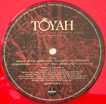 2LP Toyah: In The Court Of The Crimson Queen: Rhythm Deluxe Edition CLR | DLX