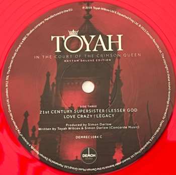 2LP Toyah: In The Court Of The Crimson Queen: Rhythm Deluxe Edition CLR | DLX