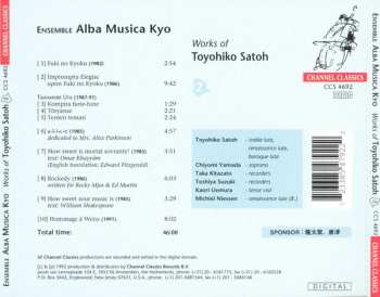 CD Toyohiko Satoh: Works 2: Hommage A Weiss; A-l-i-c-e; Impromptu Elegiac