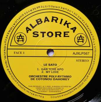 LP T.P. Orchestre Poly-Rythmo: Le Sato