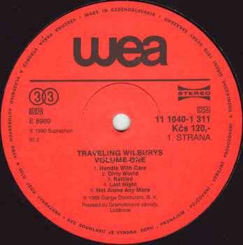 LP Traveling Wilburys: Volume One