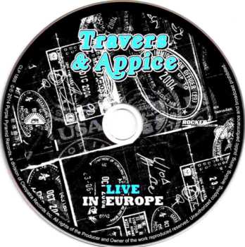 CD Pat Travers: Live In Europe