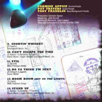 CD Pat Travers: Live In Europe