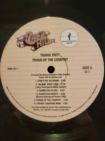 LP Travis Tritt: Proud Of The Country