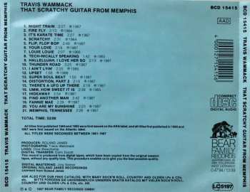 CD Travis Wammack: That Scratchy Guitar From Memphis