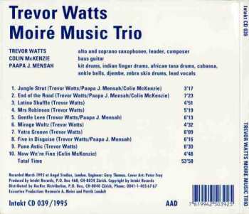 CD Trevor Watts Moiré Music Trio: Moire