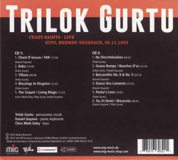 2CD Trilok Gurtu: Crazy Saints Live