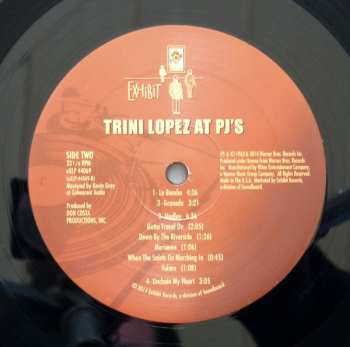 LP Trini Lopez: Trini Lopez At PJ's LTD | NUM