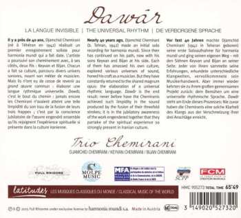CD Trio Chemirani: Dawâr