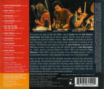 CD Anthony Williams: Trio Of Doom