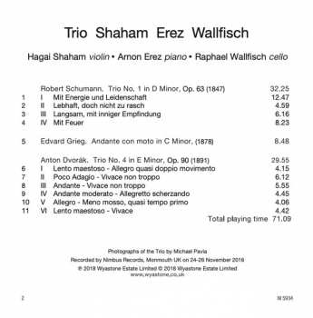 CD Antonín Dvořák: Schumann, Dvořák Grieg