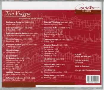 CD Trio Viaggio: Trio Viaggio: Proporcions To The Minim