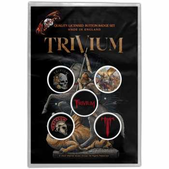 Merch Trivium: Set of Buttons In The Court Of The Dragon