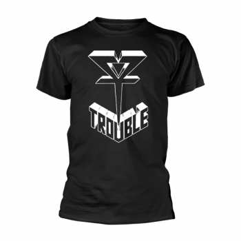 Merch Trouble: T-shirt Logo Trouble 1 (black)
