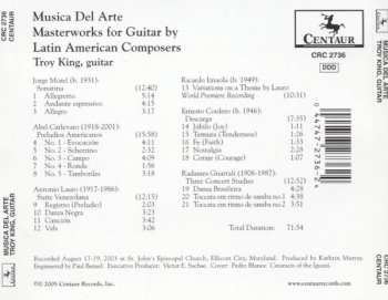 CD Troy King: Musica Del Arte - Masterworks For Guitar By Latin American Composers