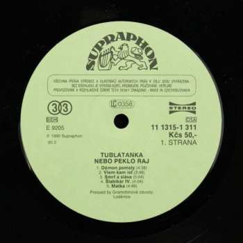LP Tublatanka: Nebo - Peklo - Raj