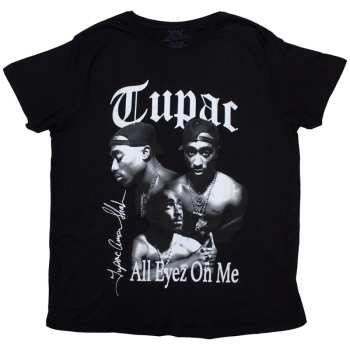Merch Tupac: T-shirt All Eyez B&w