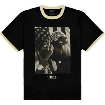 Merch Tupac: T-shirt Flag Photo