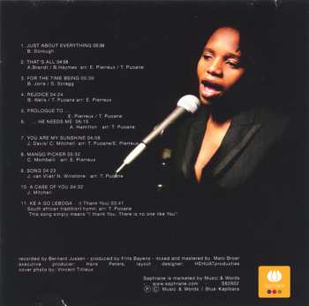 CD Tutu Puoane: Song