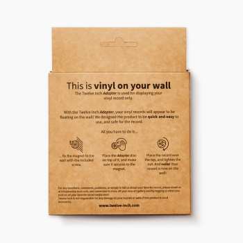 Hi-Fi Twelve Inch Adapter Vinyl Wall display
