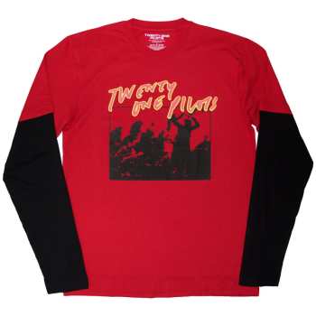 Merch Twenty One Pilots: Layered Long Sleeve T-shirt Live Scribble