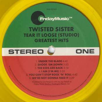 LP Twisted Sister: Tear It Loose (Studio & Live) (Greatest Hits) LTD | CLR