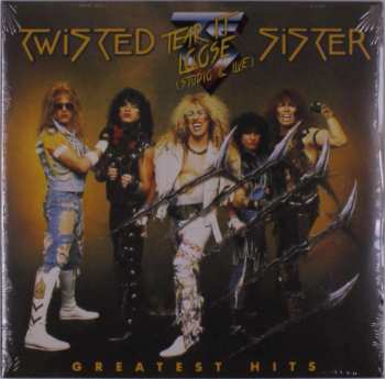 2LP Twisted Sister: Tear It Loose (studio & Live) Greatest Hits (clear Red Vinyl)