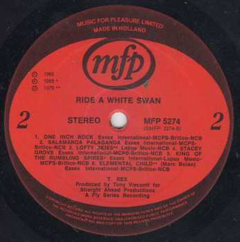 LP Tyrannosaurus Rex: Ride A White Swan