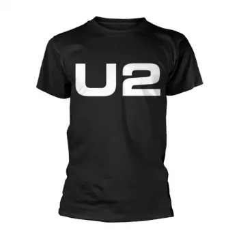 T-shirt White Logo U2