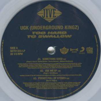 2LP UGK: Too Hard To Swallow CLR | LTD