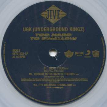 2LP UGK: Too Hard To Swallow CLR | LTD