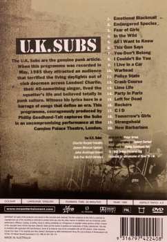 DVD UK Subs: Live From London At The Camden Palace Theatre