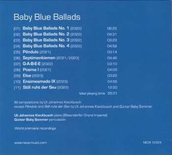 CD Günter Sommer: Baby Blue Ballads