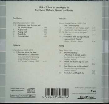 CD Ullrich Böhme: Die Orgeln Von Gottfried Silbermann Vol. 5 (Forchheim, Pfaffroda, Nassau, Ponitz)