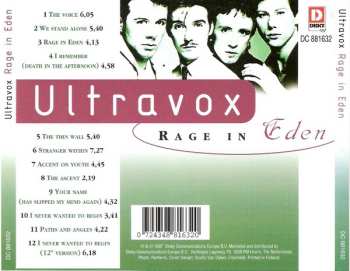CD Ultravox: Rage In Eden