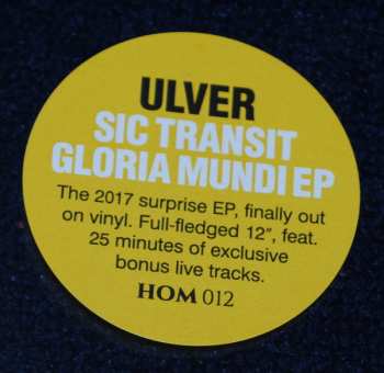 LP Ulver: Sic Transit Gloria Mundi EP LTD