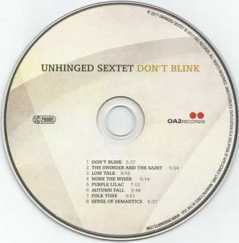 CD Unhinged Sextet: Don't Blink