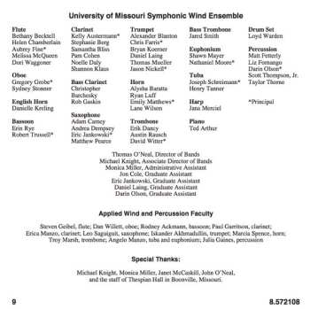 CD University Of Missouri Wind Ensemble: In This Hid Clearing…