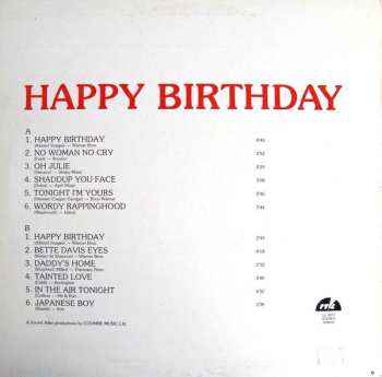 LP Unknown Artist: Happy Birthday