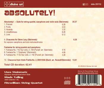 CD Fitzwilliam String Quartet: Absolutely!  