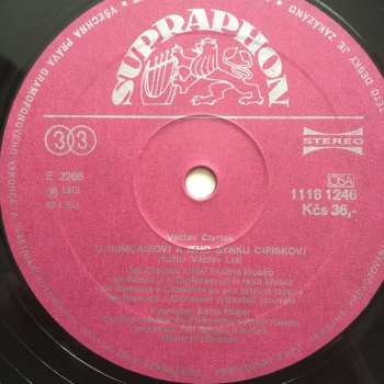 LP Václav Čtvrtek: O Rumcajsovi A Jeho Synku Cipískovi