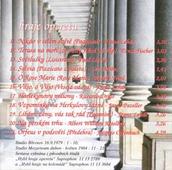 CD Václav Hybš: Hybš Hraje Na Kolonádě / Hraje Opertetu